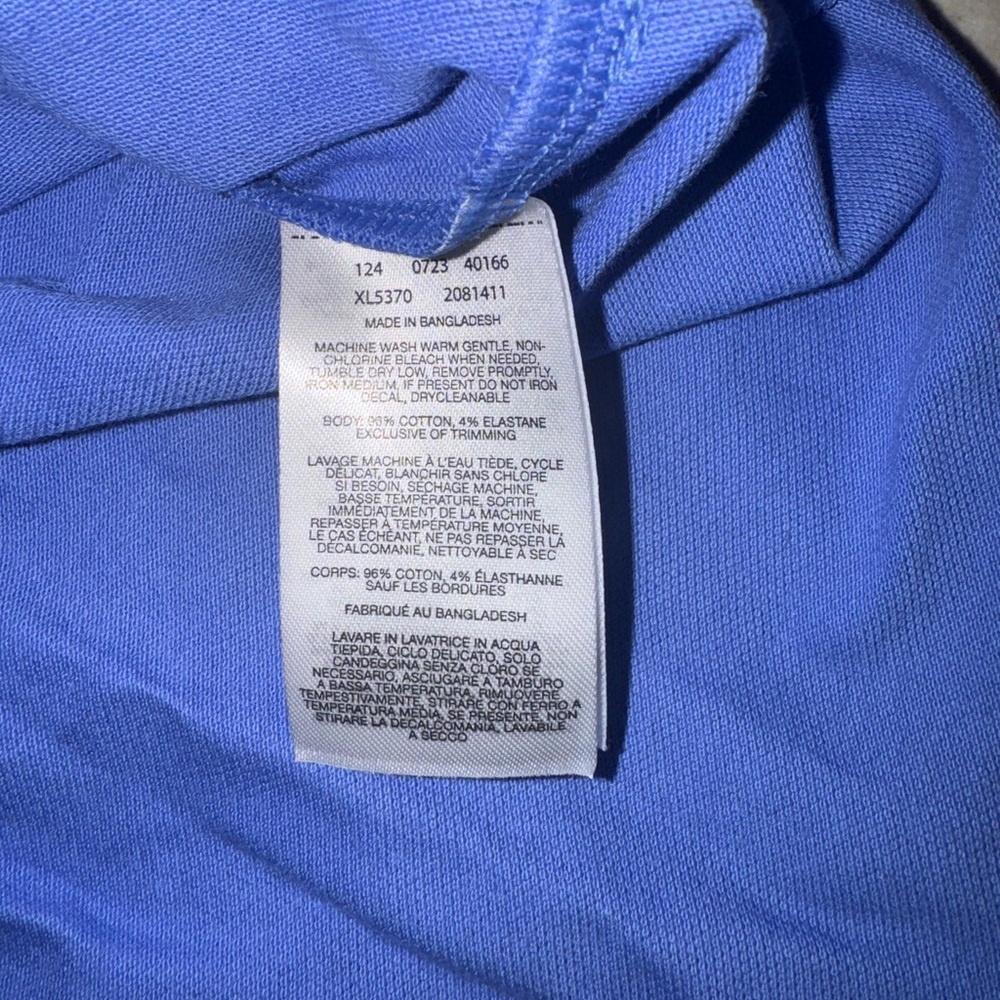 Women's Columbia blue South Sand Point Polo‎ PFG Shirt Size M - Picture 8 of 8
